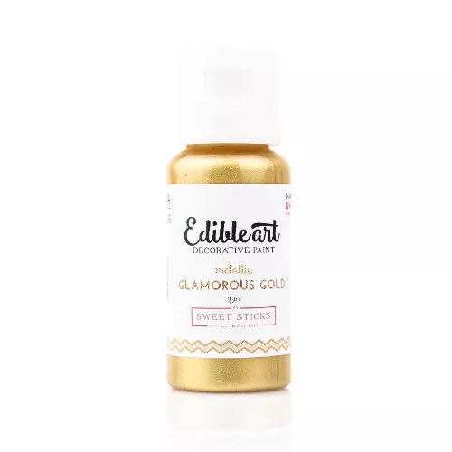 Sweet Sticks Edible Art Paint Metallic Glamorous Gold